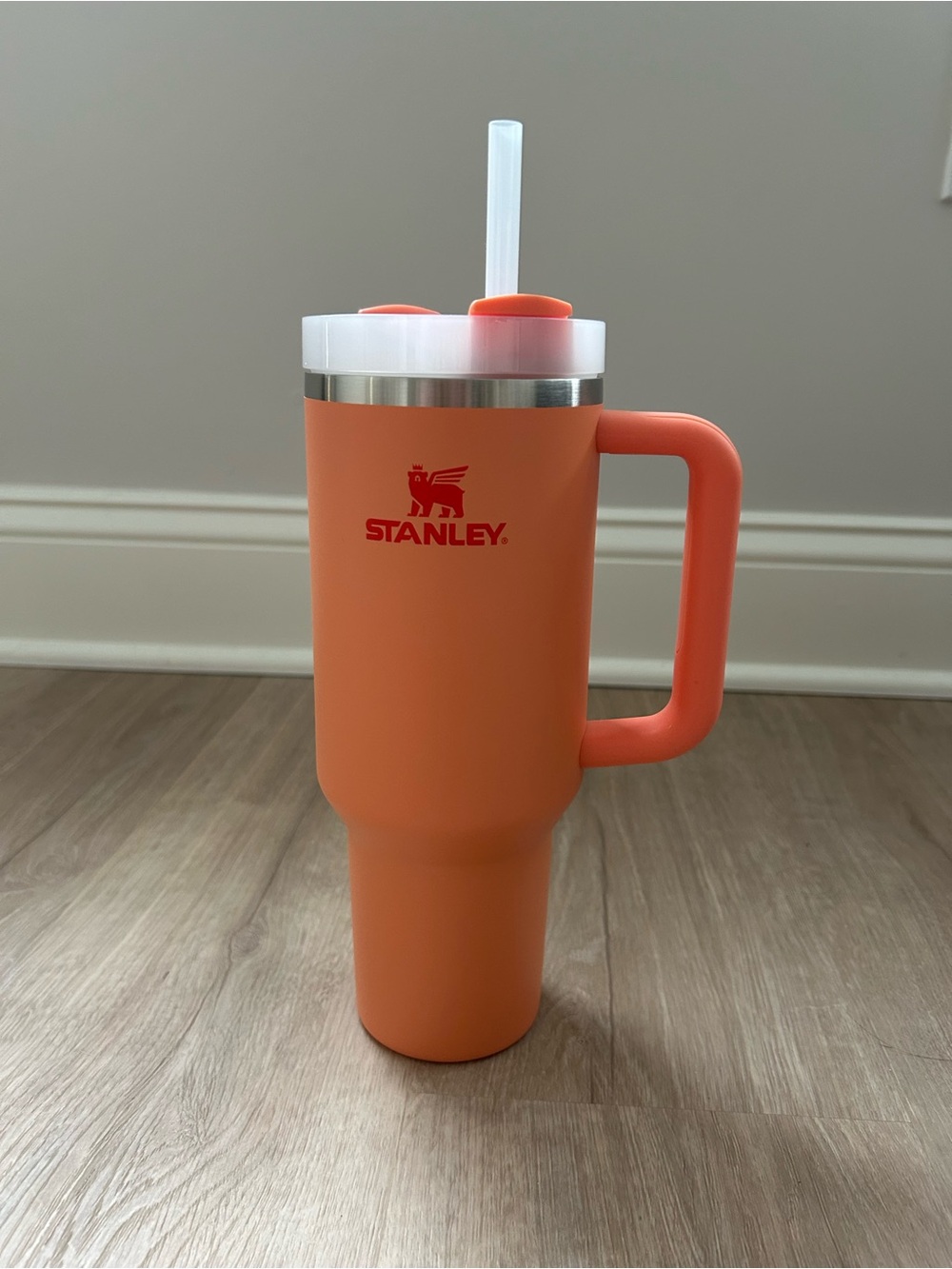 STANLEY Mango Sunrise 🍊☀️ Insulated Travel Mug with Straw